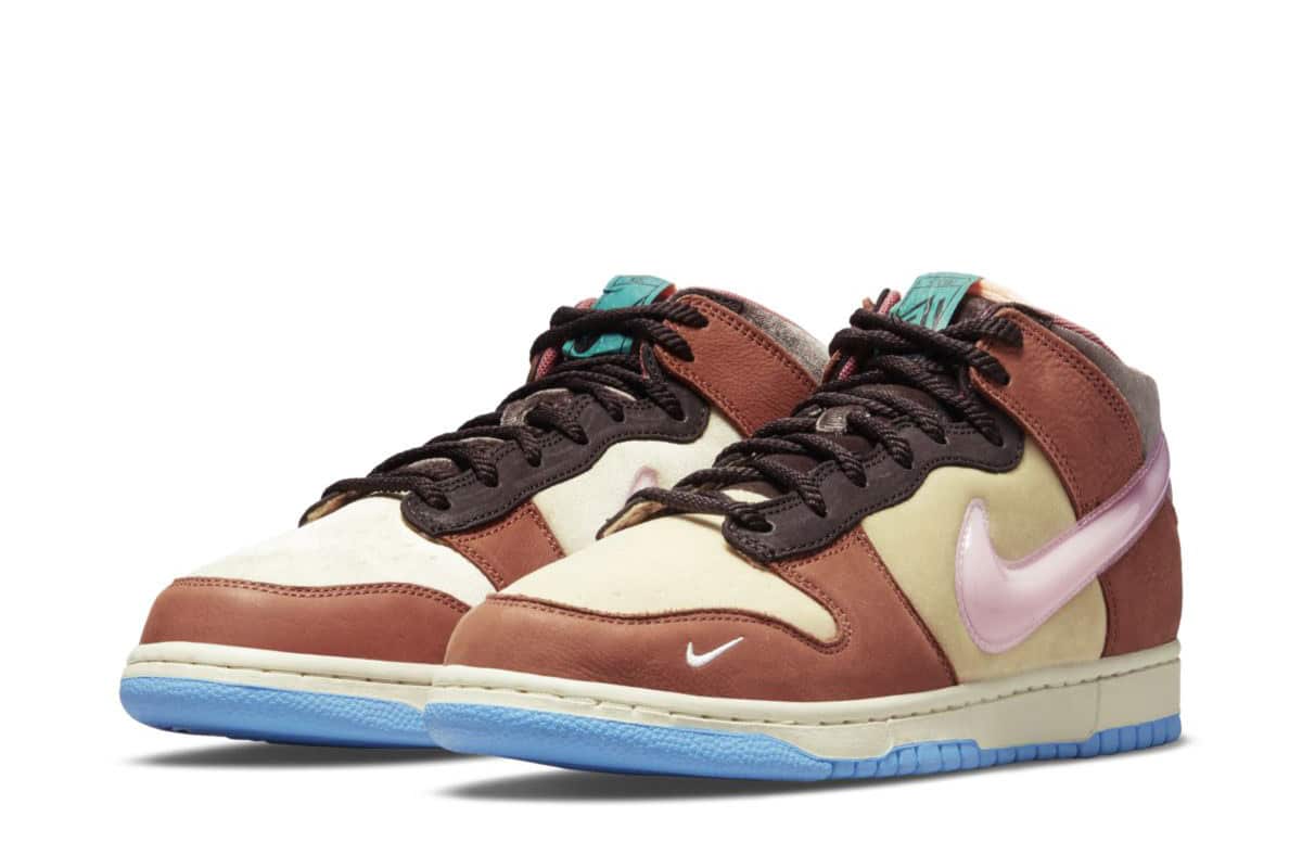 Social Status x Nike Dunk Mid Chocolate Milk DJ1173-700 4