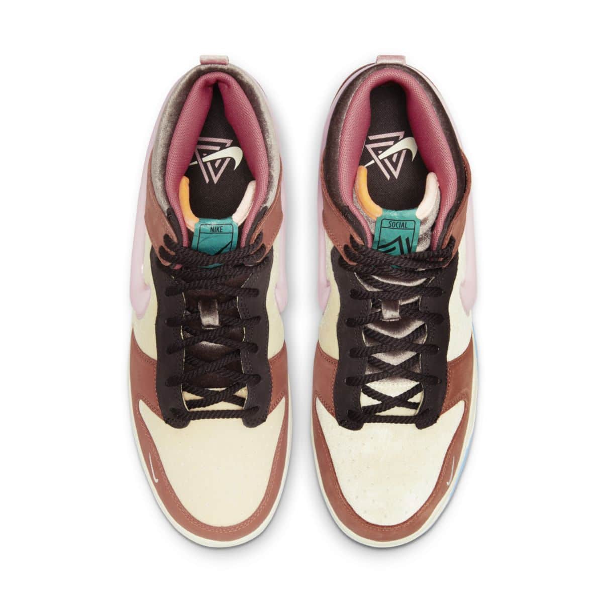 Social Status x Nike Dunk Mid Chocolate Milk DJ1173-700 5