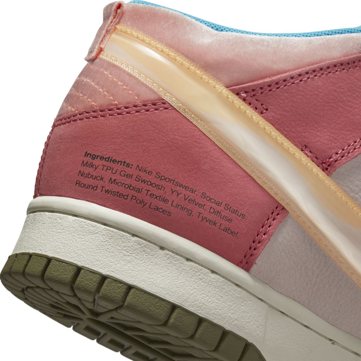 Social Status x Nike Dunk Mid Strawberry Milk DJ1173-600 10