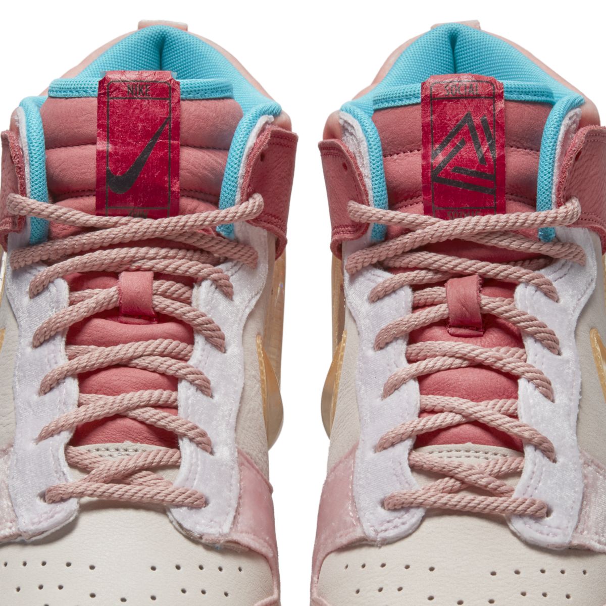 Social Status x Nike Dunk Mid Strawberry Milk DJ1173-600 12