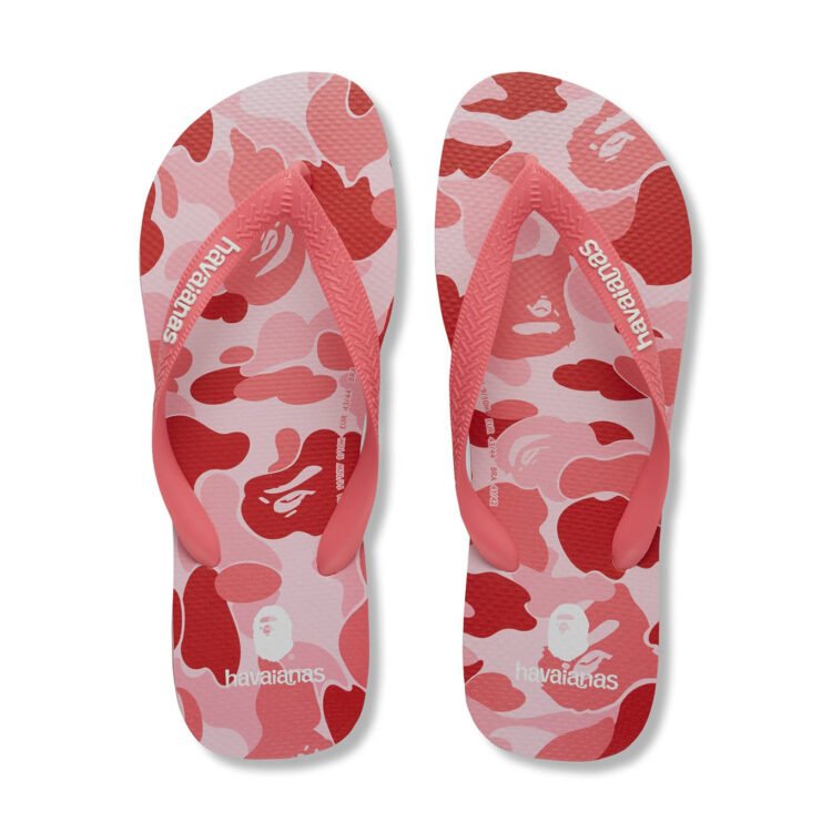 klapki japonki BAPE x Havaianas Top Camo 3