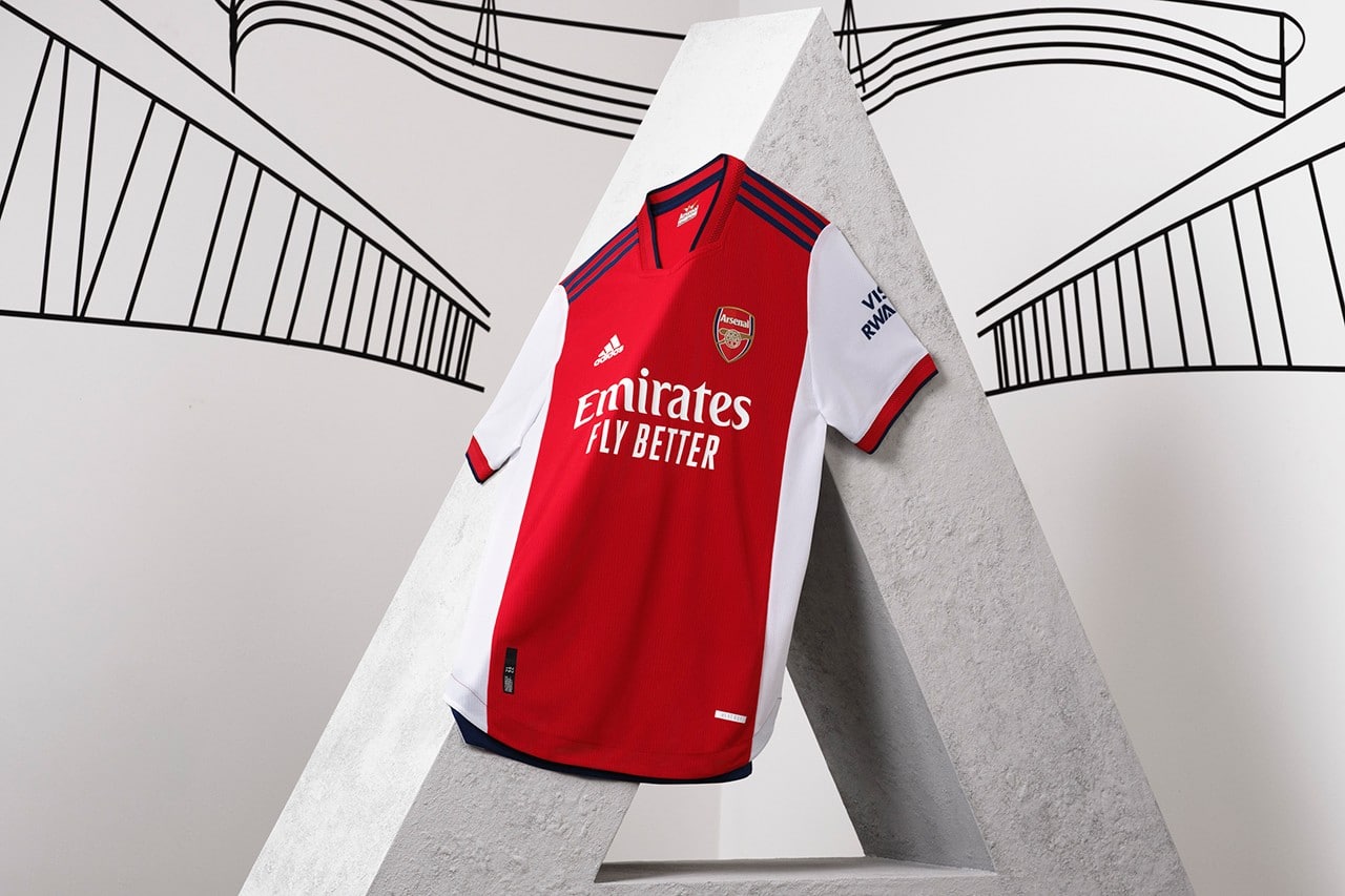 koszulki piłkarskie arsenal adidas sezon 2021 22 1