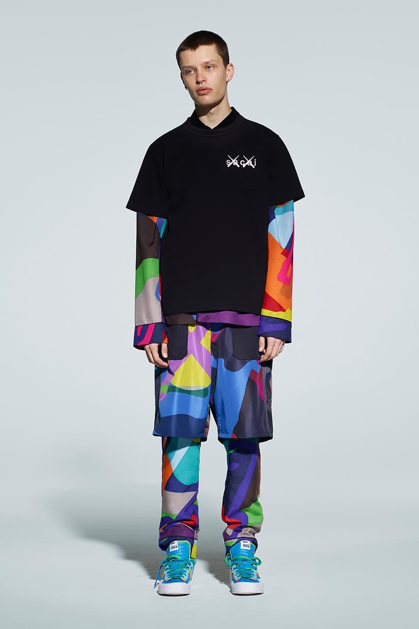 lookbook sacai x kaws wearable art 3