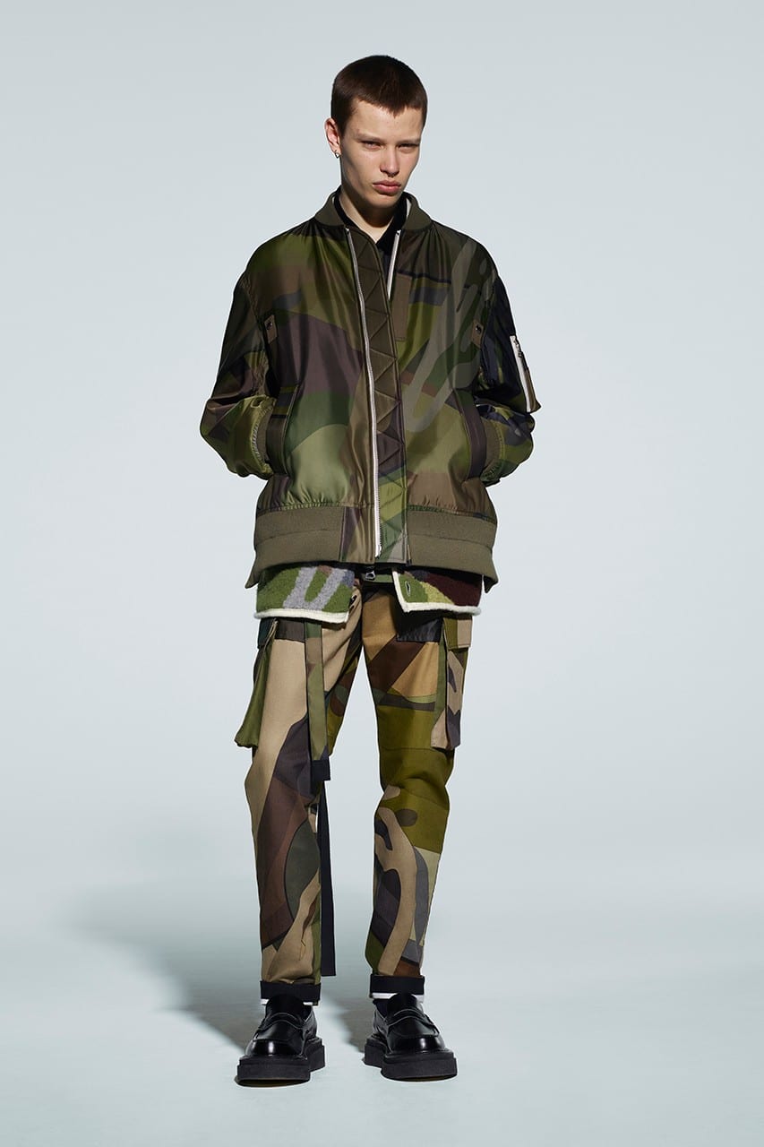 lookbook sacai x kaws wearable art 5