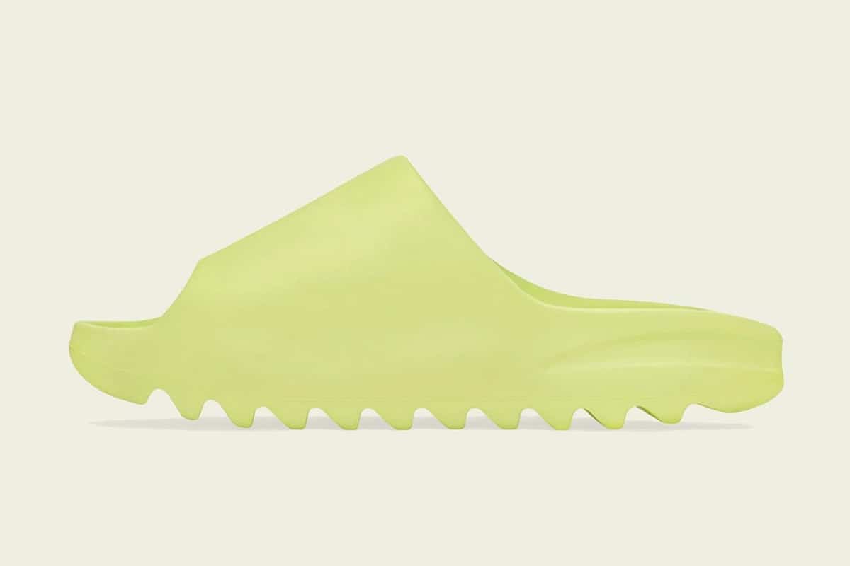 Klapki adidas Yeezy Slide Glow Green GX6138 1