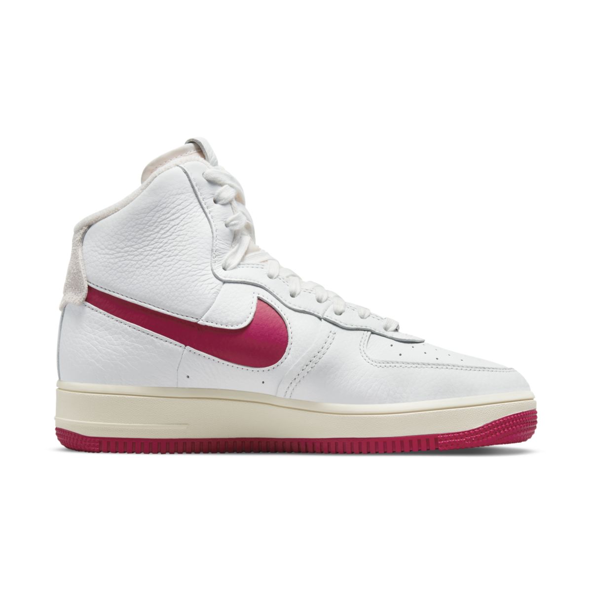 Nike Air Force 1 High Strapless Summit White Gym Red DC3590-100 3