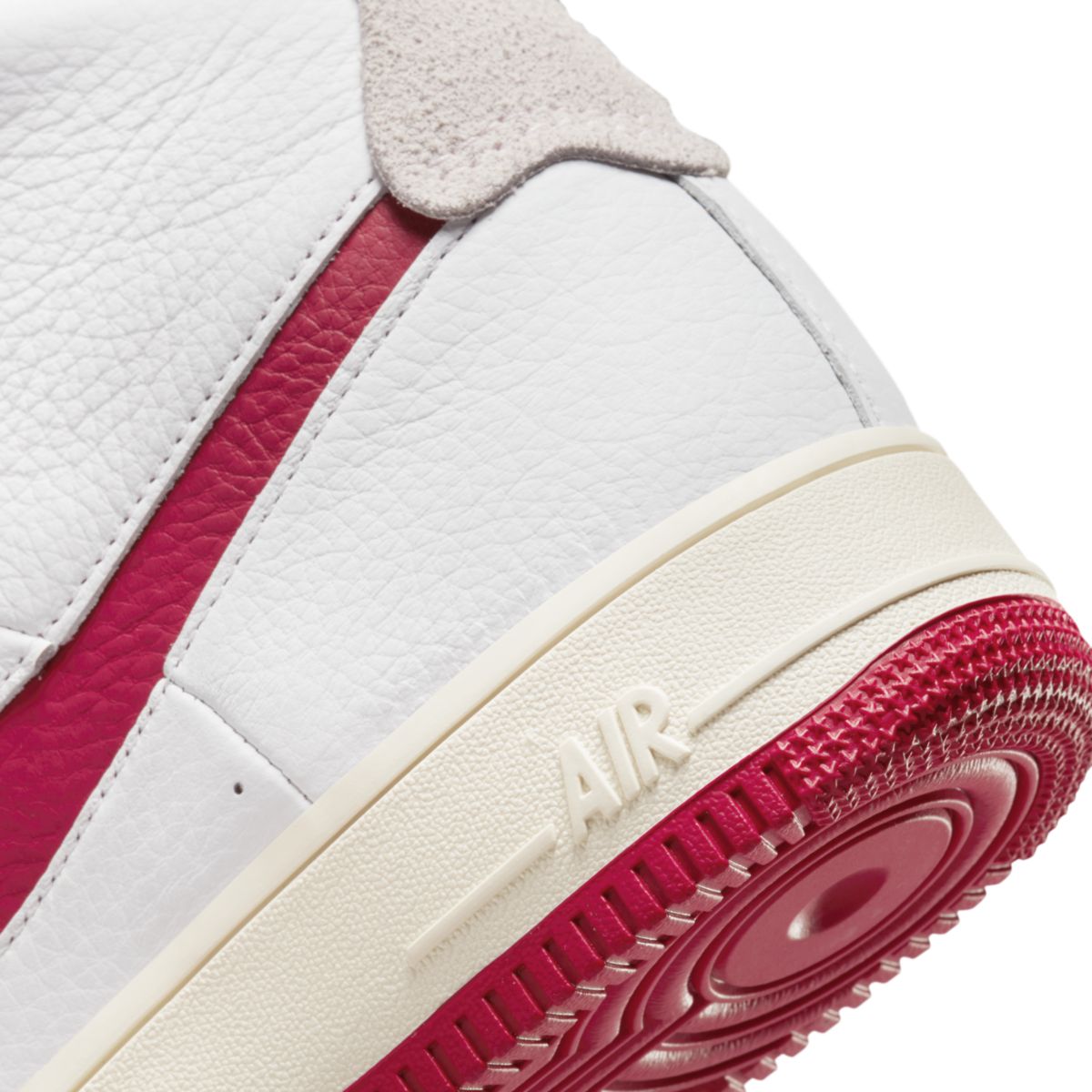 Nike Air Force 1 High Strapless Summit White Gym Red DC3590-100 8
