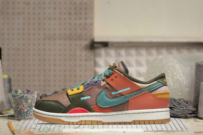 Oto nowe wydanie nietypowych Nike Dunk Low Scrap w kolorystyce âArcheo Brownâ