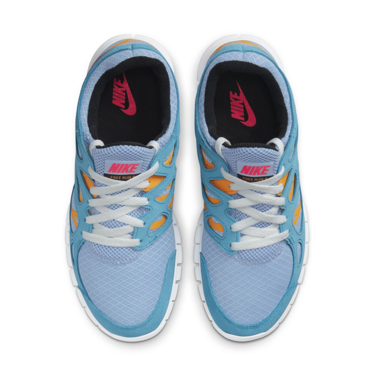 Nike Free Run 2 Blue Orange 537732-405 5