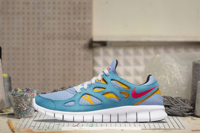 Nike Free Run 2 Blue Orange 537732-405 Nike Free Run 2 Blue Orange 537732-405