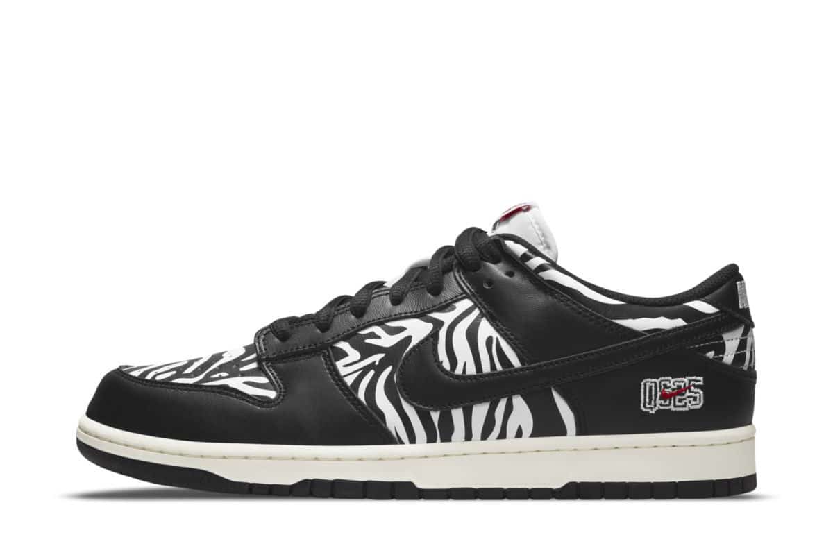 Quartersnacks x Nike SB Dunk Low Zebra DM3510-001 2