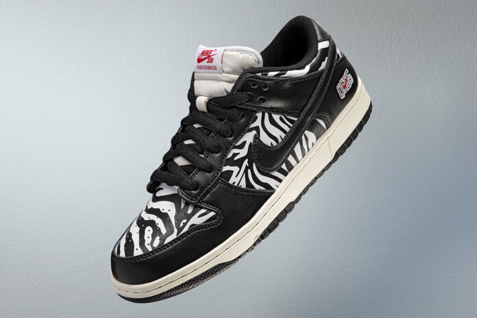 Quartersnacks x Nike SB Dunk Low Zebra DM3510-001