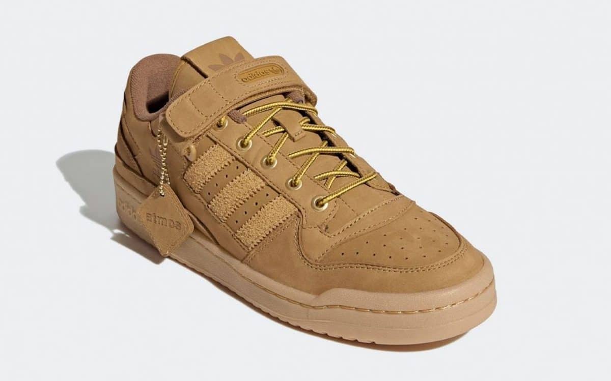 atmos x adidas Forum Low Wheat GX3953 2