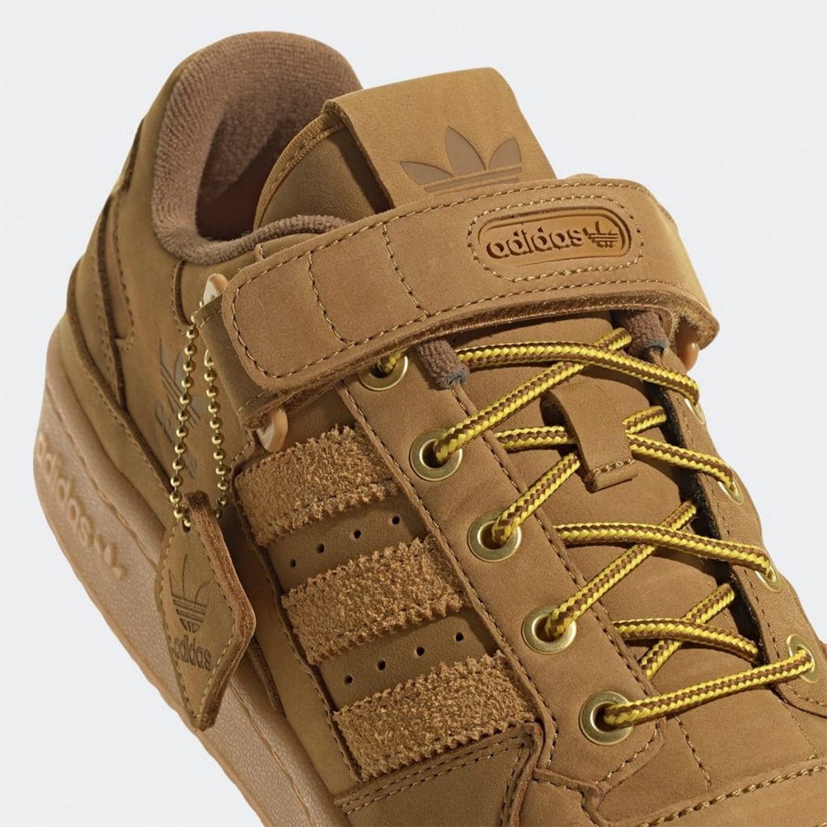 atmos x adidas Forum Low Wheat GX3953 8