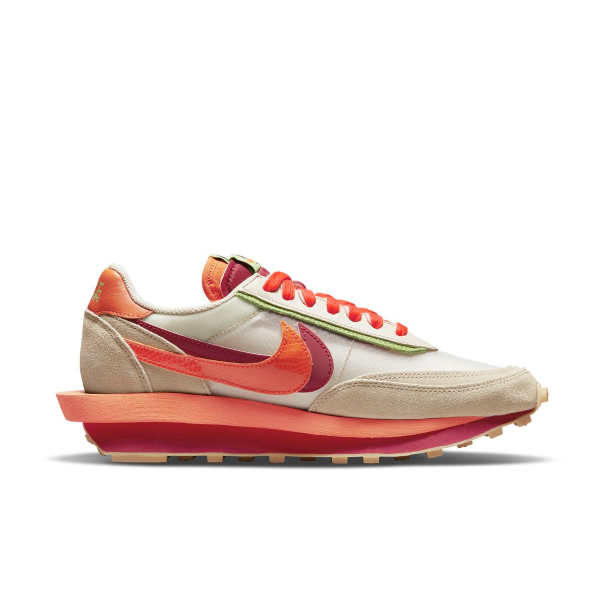 Clot x Sacai x Nike LDWaffle Kiss Of Death DH1347-100 3