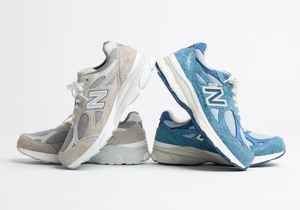 Levis New Balance 990v3 Elephant Skin Mallard Blue 1