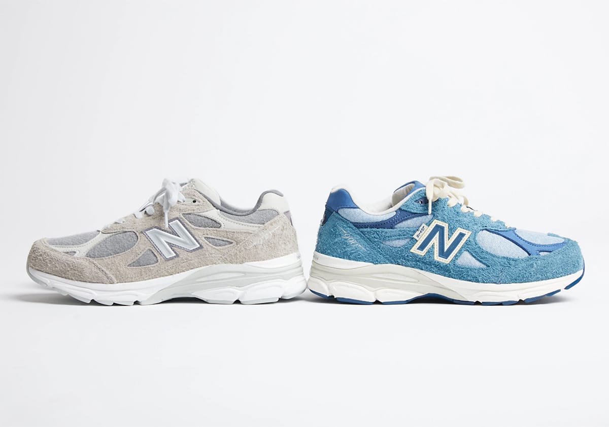 Levis New Balance 990v3 Elephant Skin Mallard Blue 2