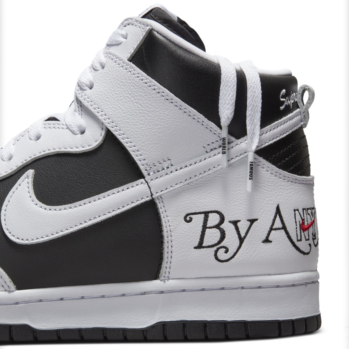 Supreme x Nike SB Dunk High By Any Means Black White DN3741-002 10