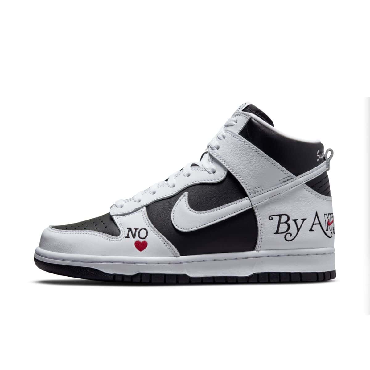 Supreme x Nike SB Dunk High By Any Means Black White DN3741-002 2