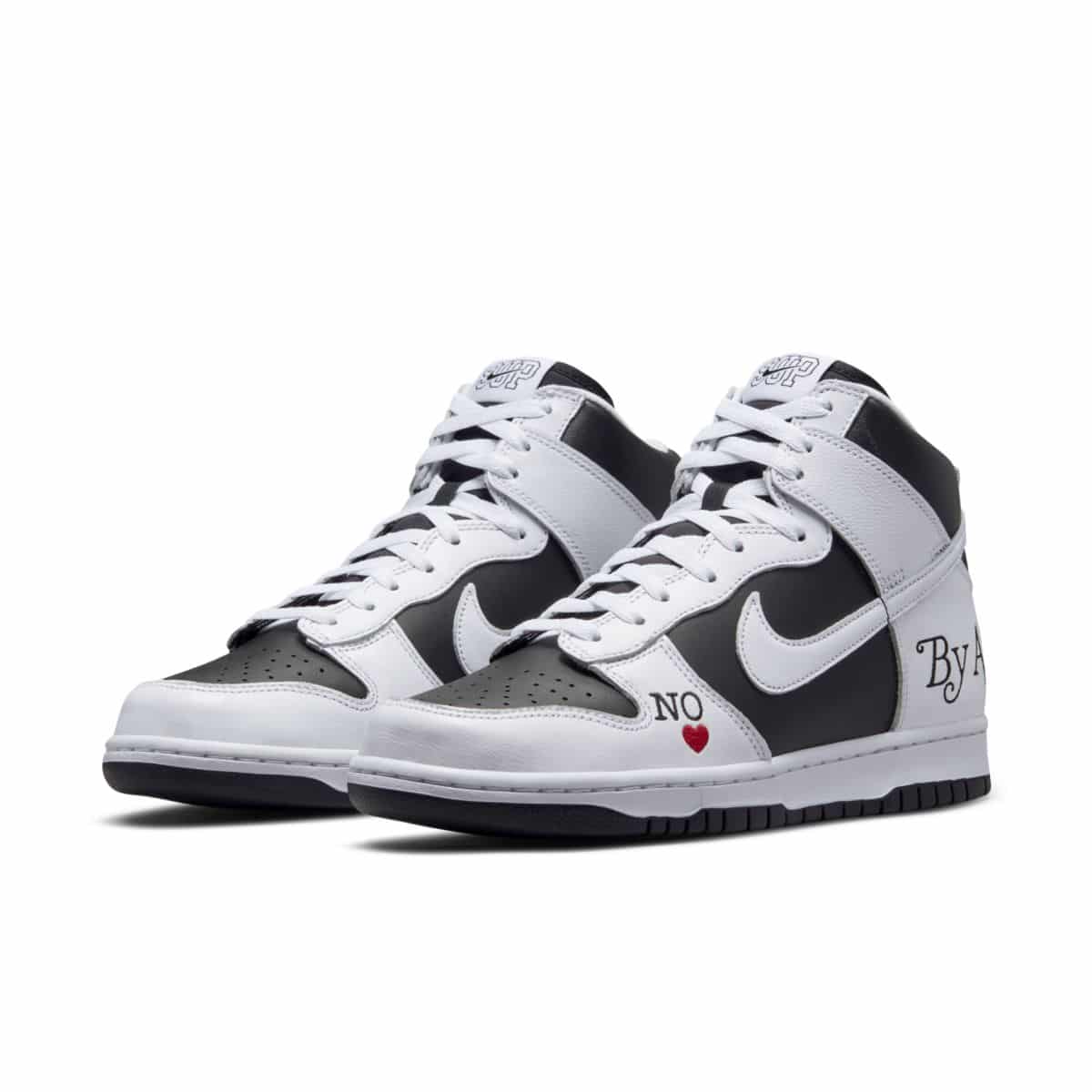 Supreme x Nike SB Dunk High By Any Means Black White DN3741-002 4