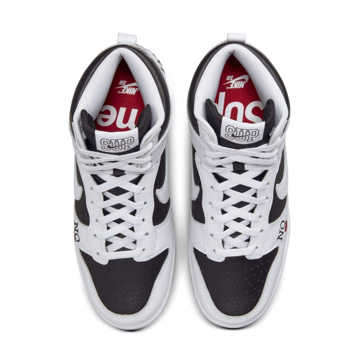 Supreme x Nike SB Dunk High By Any Means Black White DN3741-002 5