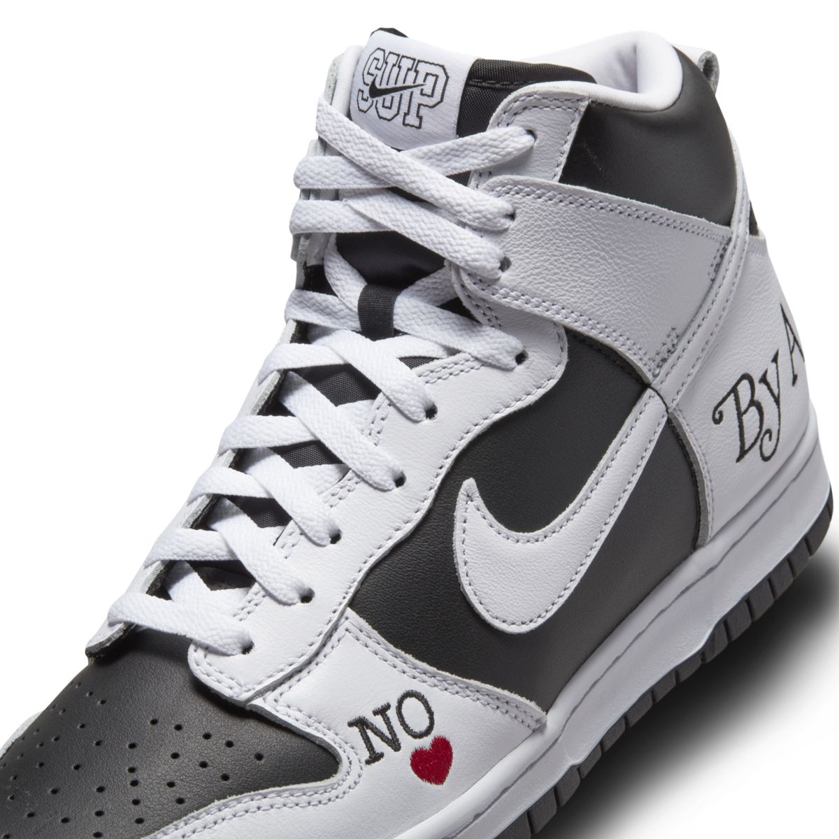 Supreme x Nike SB Dunk High By Any Means Black White DN3741-002 9