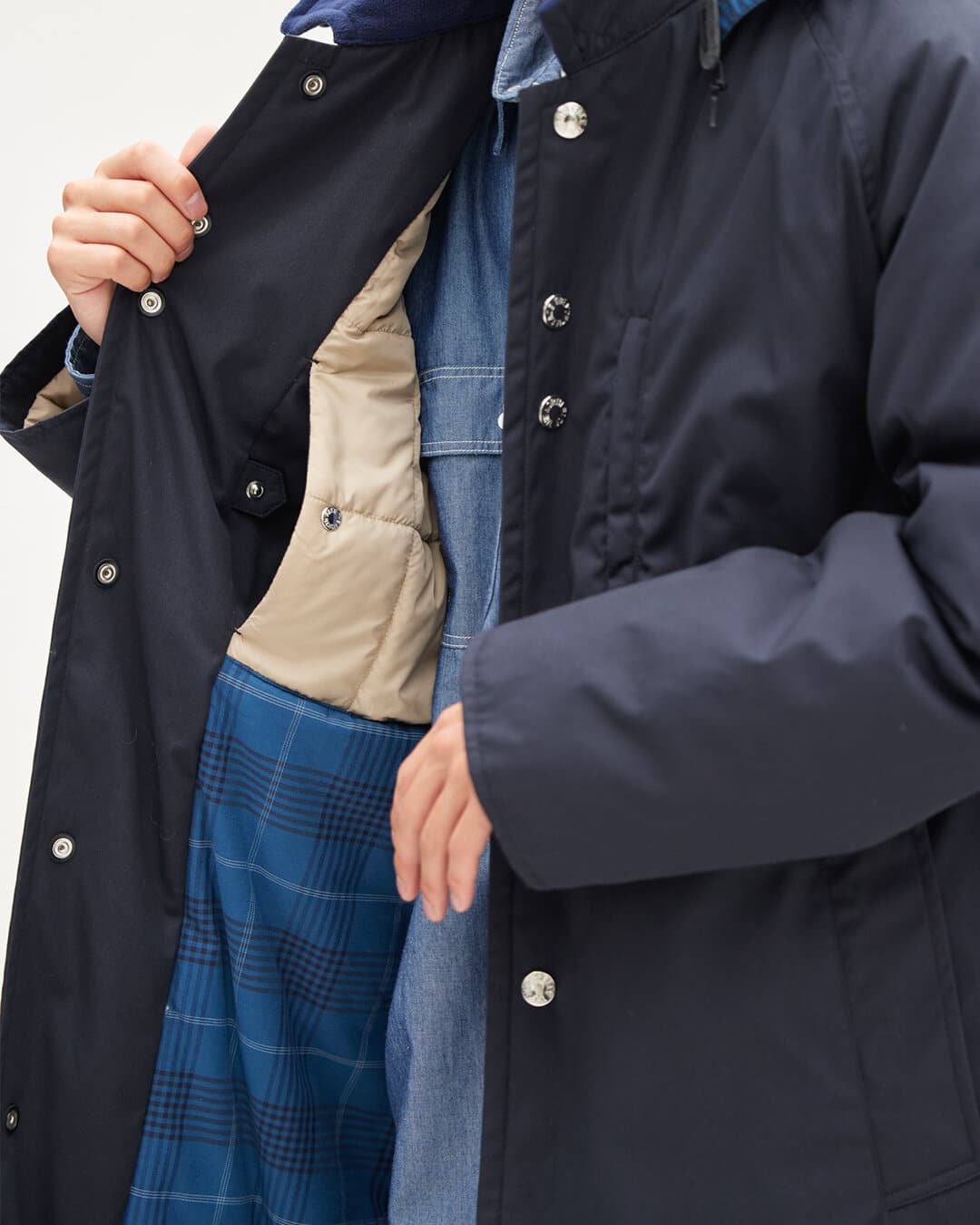 lookbook nanamica x the north face purple label fw21 3