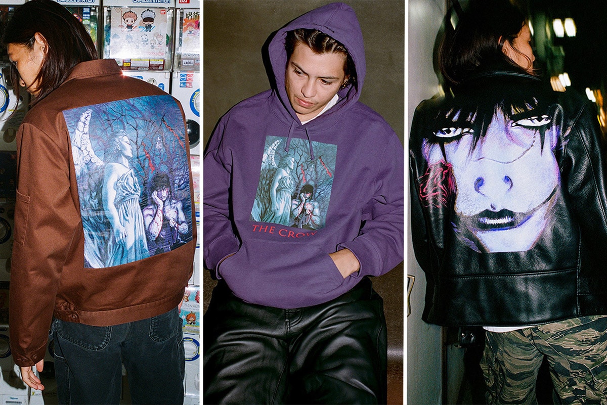 supreme the crow hoodie