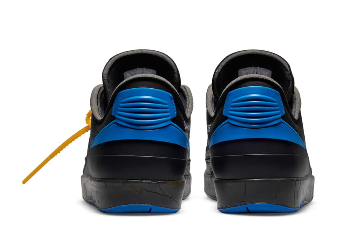 Off-White x Air Jordan 2 Low Black Varsity Royal DJ4375-004 6