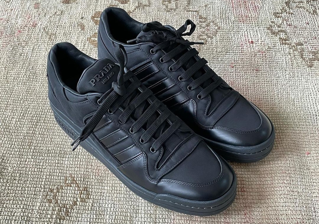 Prada x adidas Forum Low Black zdjecia 1