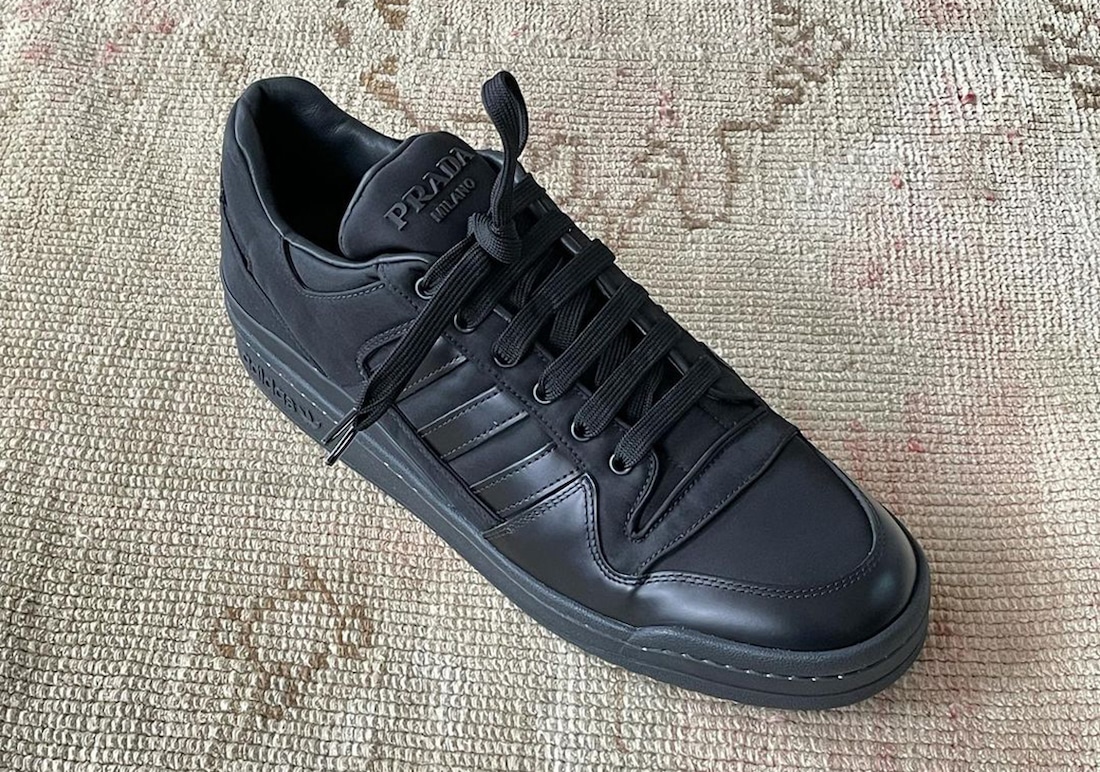 Prada x adidas Forum Low Black zdjecia 3