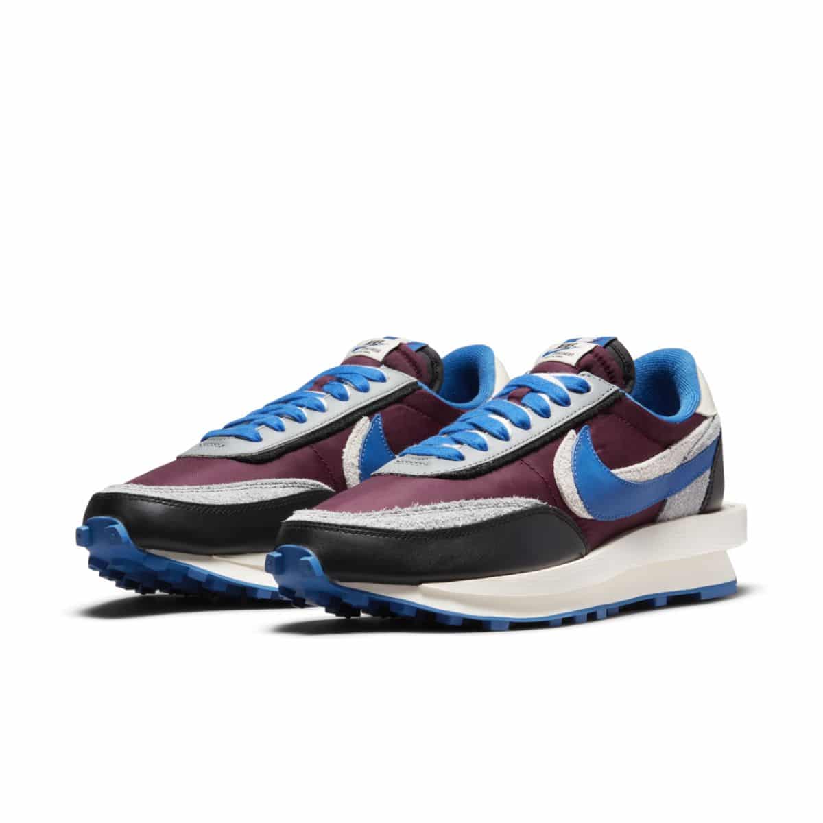 UNDERCOVER x sacai x Nike LDWaffle Night Maroon Team Royal DJ4877-600 4