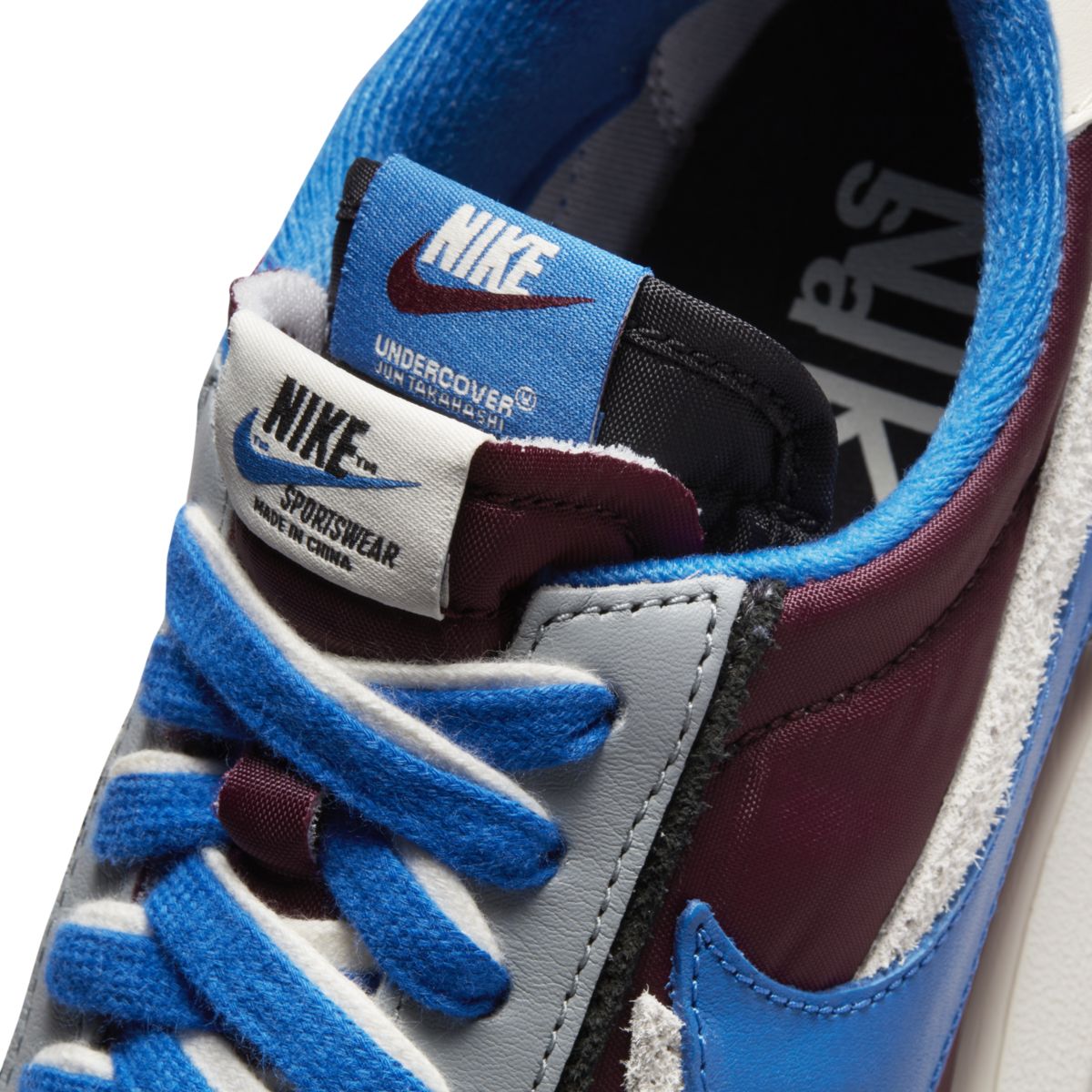 UNDERCOVER x sacai x Nike LDWaffle Night Maroon Team Royal DJ4877-600 7