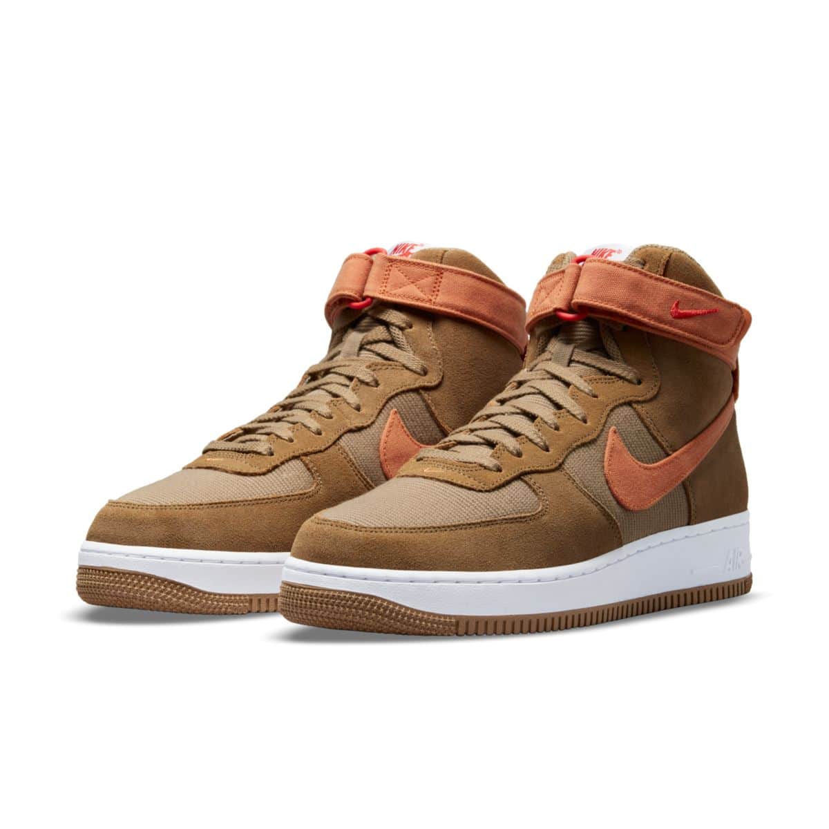 nike air force 1 high suede brown orange dh7566-200 4