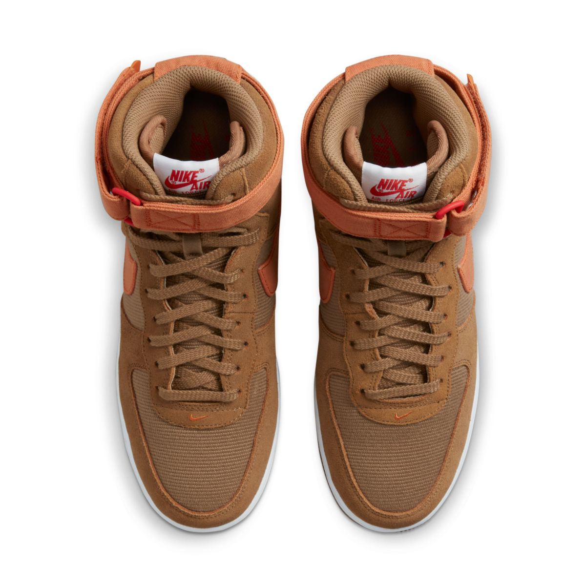 nike air force 1 high suede brown orange dh7566-200 5