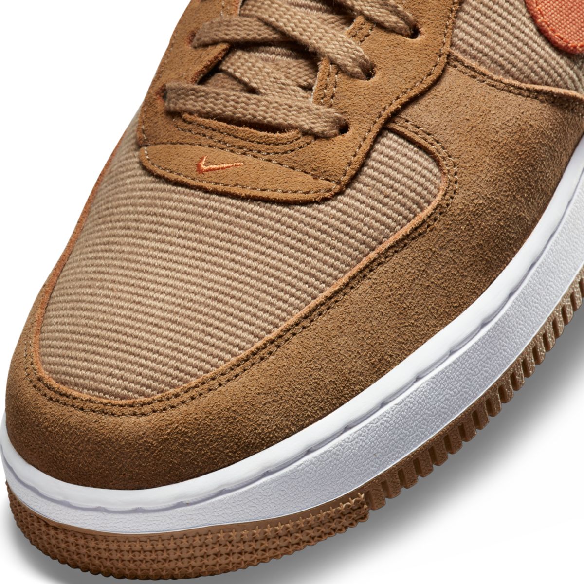 nike air force 1 high suede brown orange dh7566-200 7