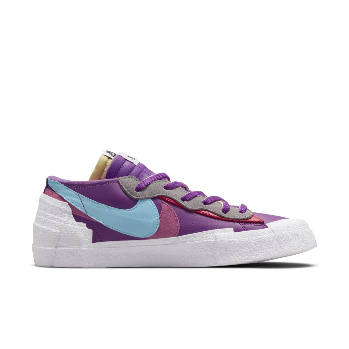KAWS X Sacai X Nike Blazer Low Purple DM7901-500 3