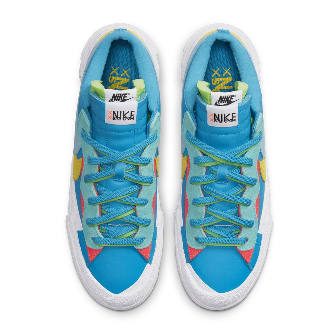 Kaws x sacai x Nike Blazer Low DM7901-400 5