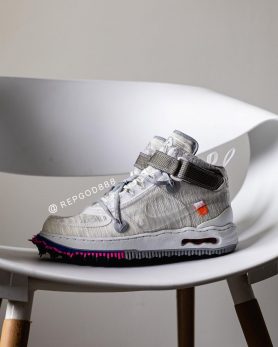 Off-White x Nike Air Force 1 Mid White DO6290-100 2
