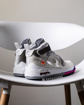 Off-White x Nike Air Force 1 Mid White DO6290-100 4