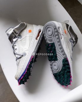 Off-White x Nike Air Force 1 Mid White DO6290-100 7