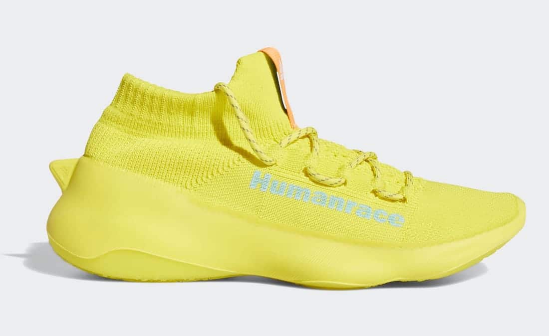 Pharrell Williams x adidas Humanrace Sichona Shock Yellow GW4881 1