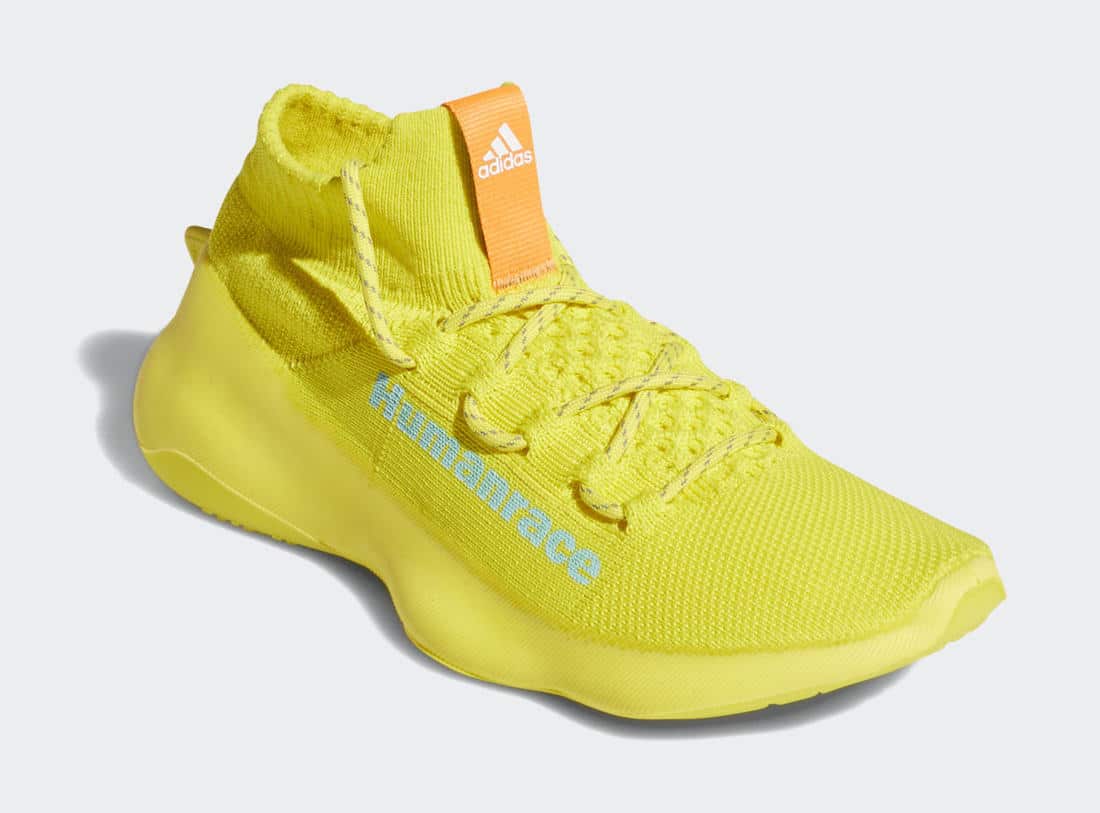 Pharrell Williams x adidas Humanrace Sichona Shock Yellow GW4881 2