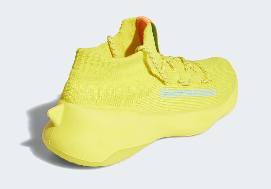 Pharrell Williams x adidas Humanrace Sichona Shock Yellow GW4881 3