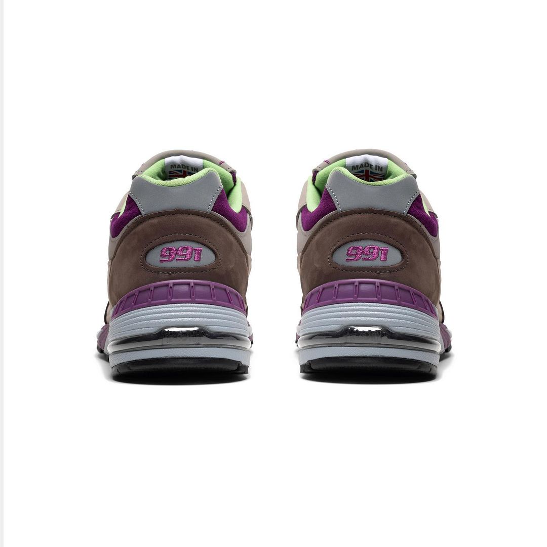 Stray Rats x New Balance 991 Brown Pink Purple 4