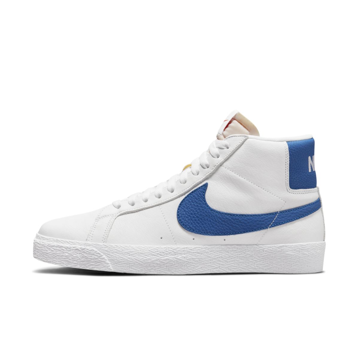 Nike SB Blazer Mid White Blue Orange Label DH6970-100 2