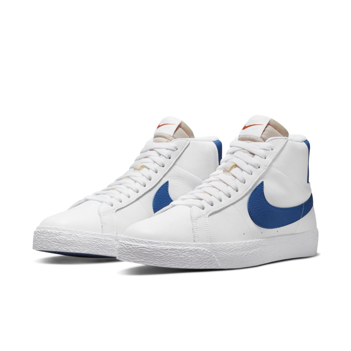 Nike SB Blazer Mid White Blue Orange Label DH6970-100 4