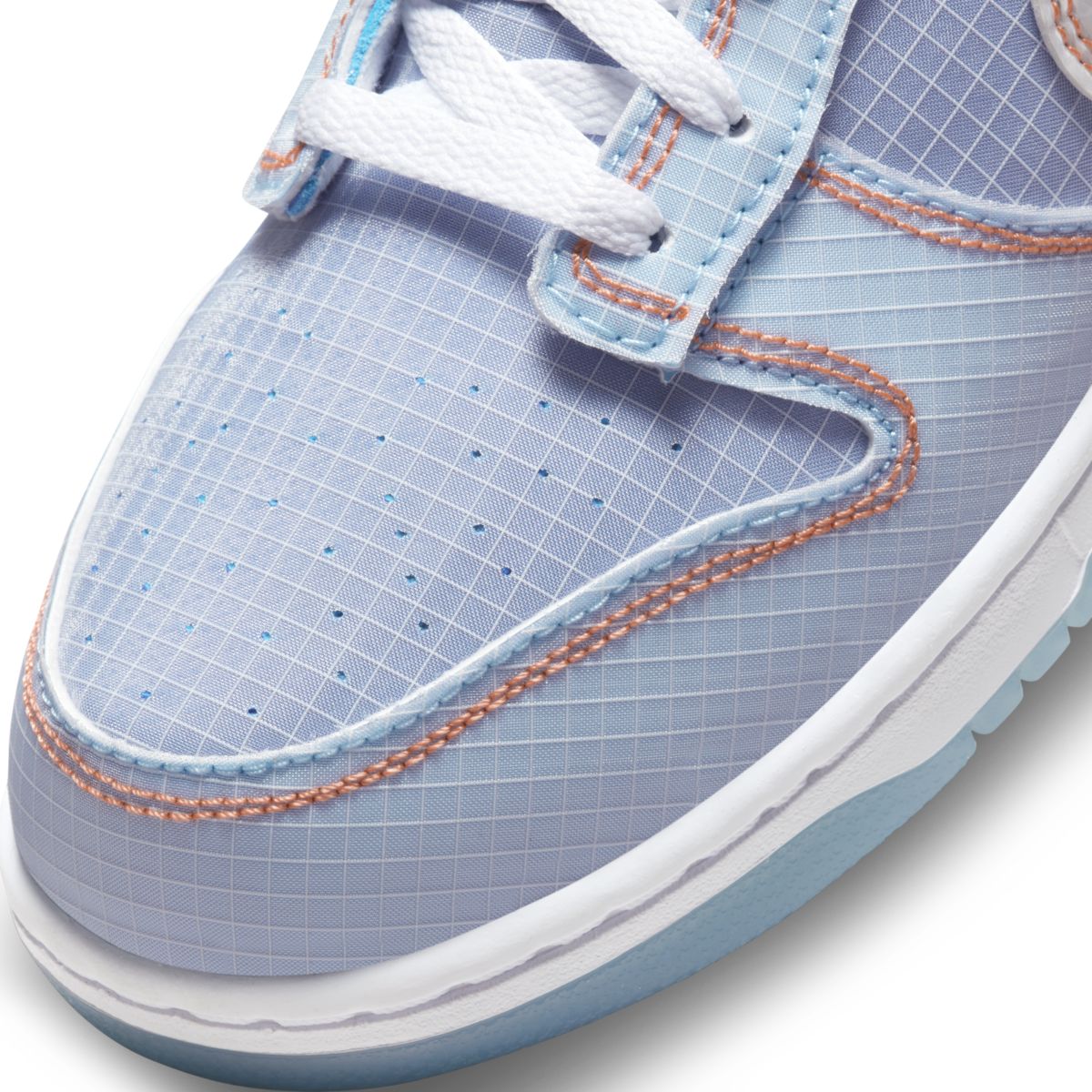Union x Nike Dunk Low Blue DJ9649-400 7