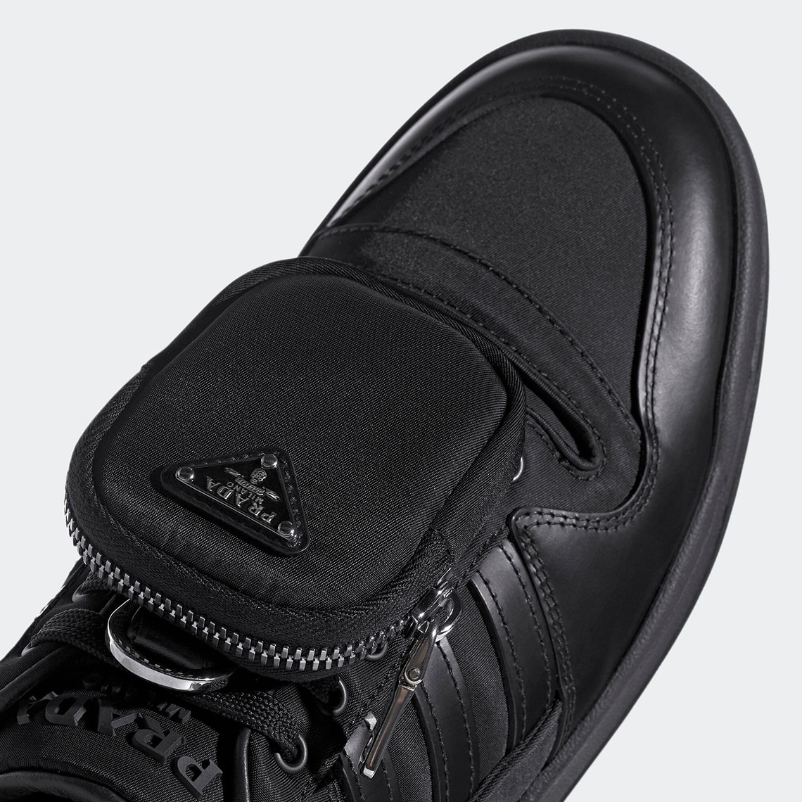Prada x adidas Forum Low Re Nylon Black GY7043 8