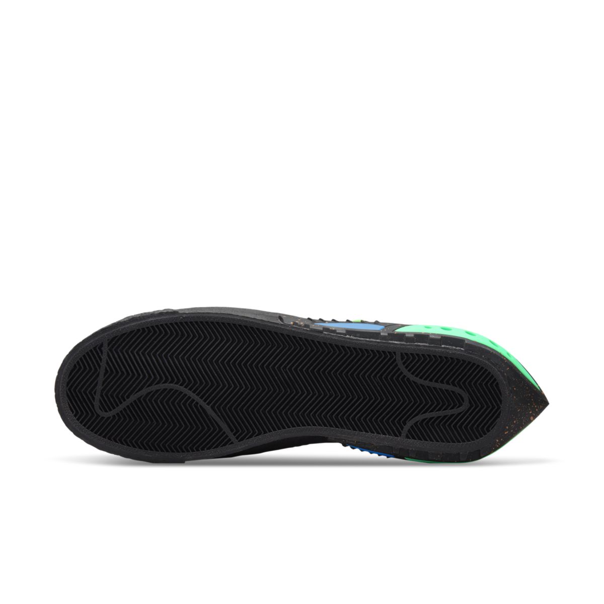 Off-White x Nike Blazer Low Black Electro Green Black DH7863-001 1